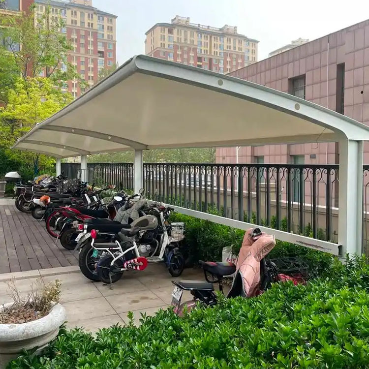 商洛膜结构电动车棚